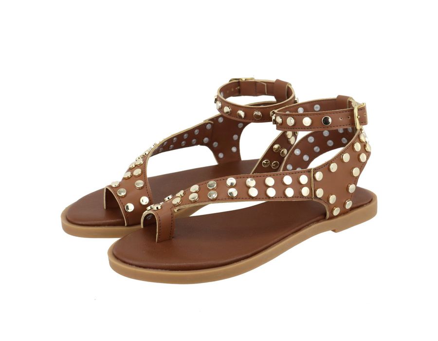 Rasteira Cloe Caramelo | KUENTO SHOES