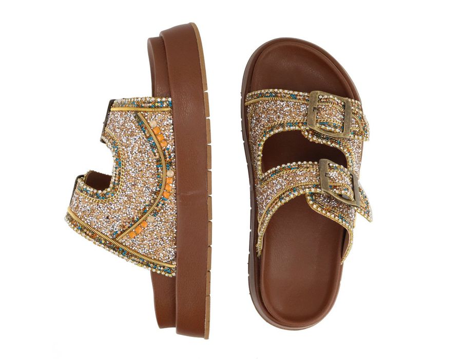 Flatform Aurora Caramelo | KUENTO SHOES