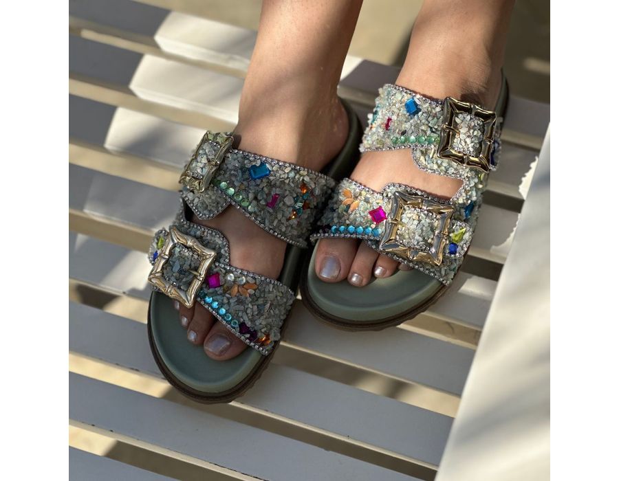 Flat Helo Verde Menta | KUENTO SHOES