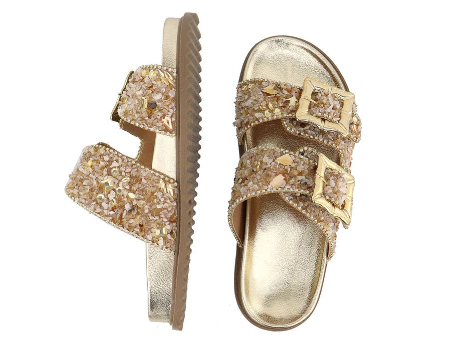 Flat Helo Dourada | KUENTO SHOES