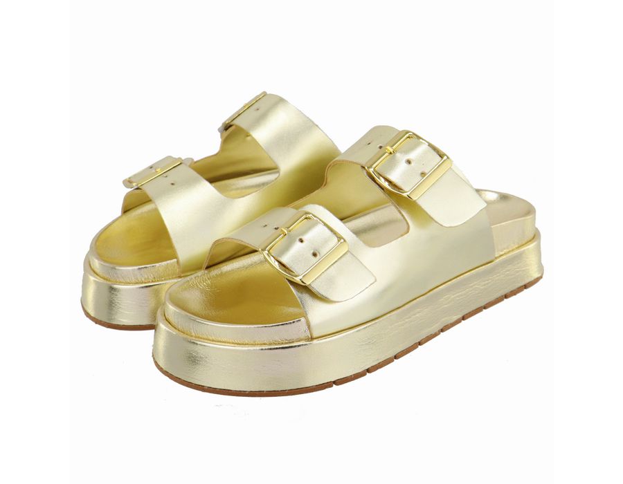 Flatform Alice Ouro Light | KUENTO SHOES