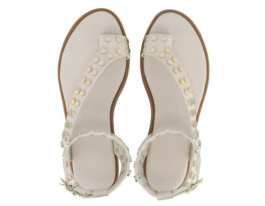 Rasteira Cloe Off White | KUENTO SHOES