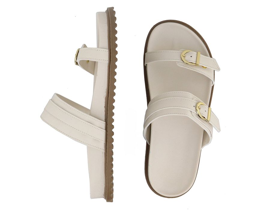 Flat Bela Off White | KUENTO SHOES