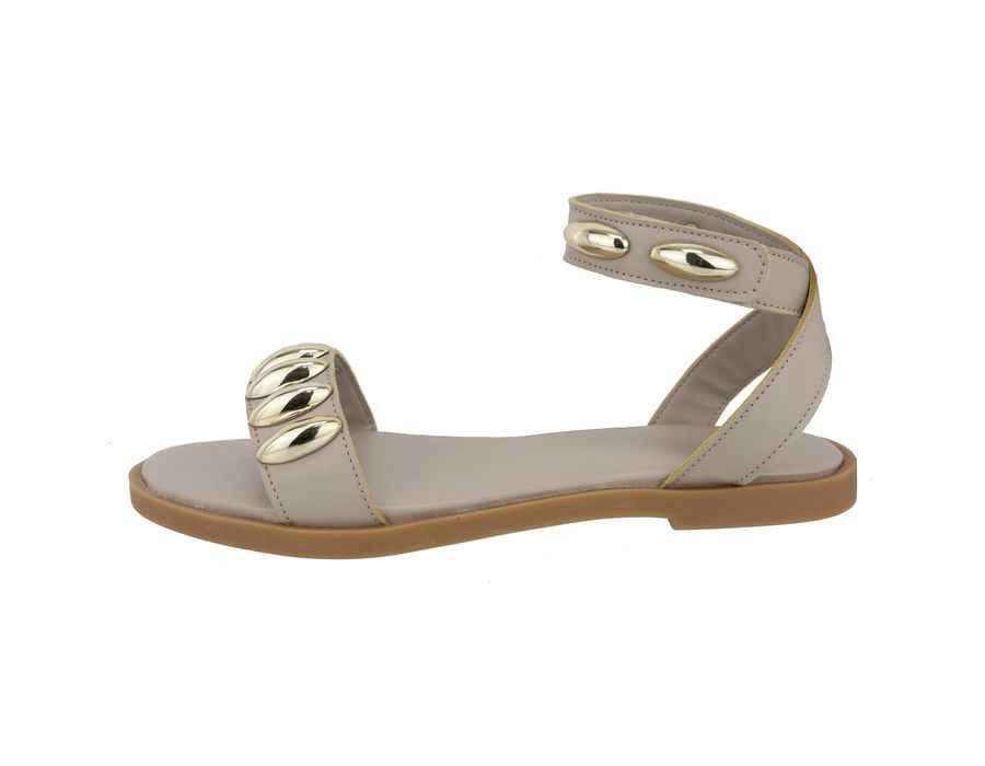 Flat Rasteira Nina Nude | KUENTO SHOES