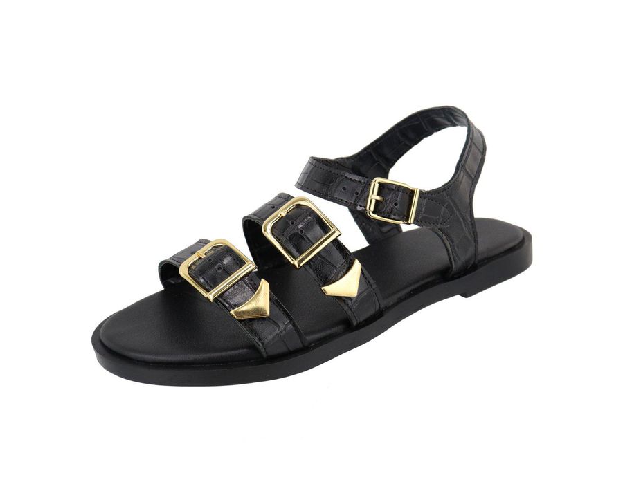 Rasteira Ju Preta | KUENTO SHOES