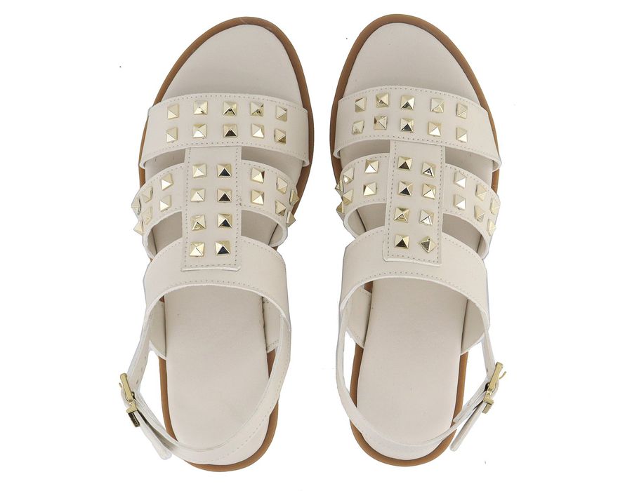 Flat Gi Off White | KUENTO SHOES