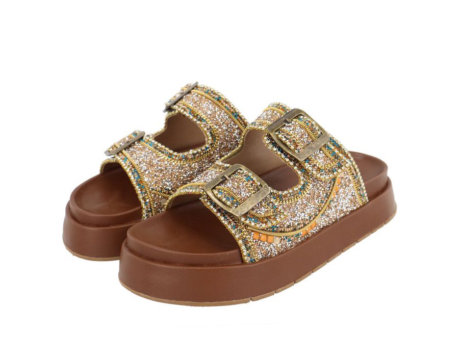 Flatform Aurora Caramelo | KUENTO SHOES