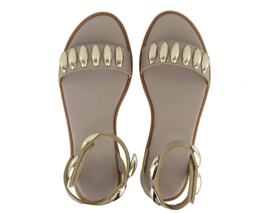 Flat Rasteira Nina Nude | KUENTO SHOES