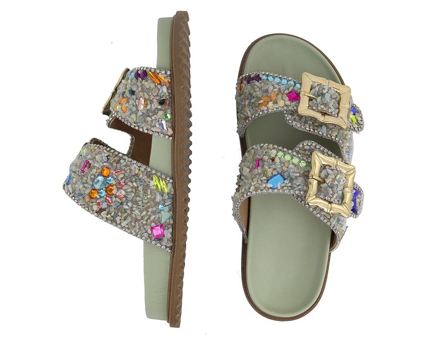 Flat Helo Verde Menta | KUENTO SHOES